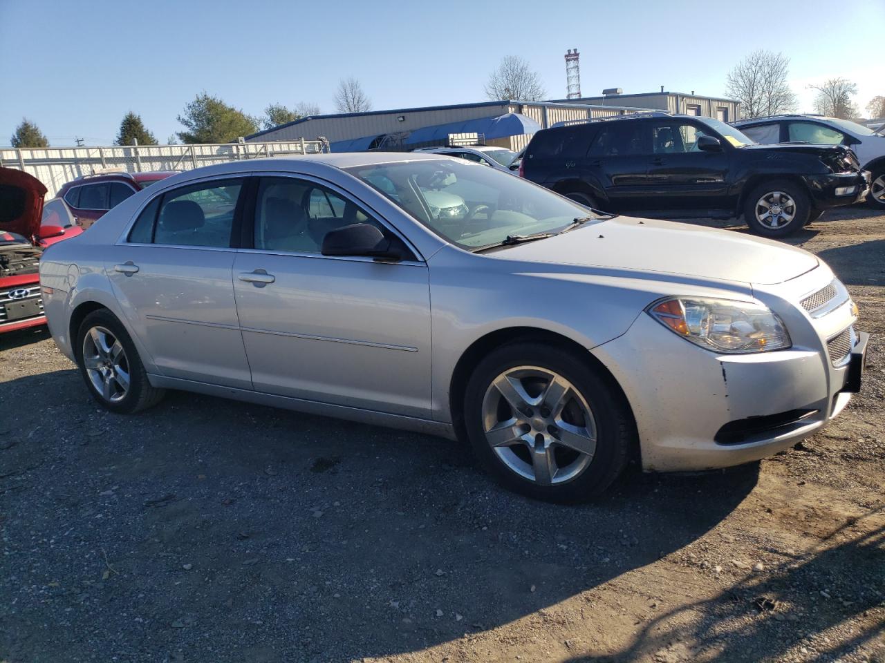 2012 Chevrolet Malibu VIN 1G1ZA5E00CF393843 Copart auction photo, side / mechanical damage thumbnail 4