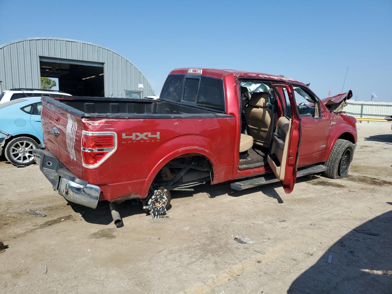 2012 Ford F-150 VIN 1FTFW1ETXCFC57220 Copart auction photo, rollover damage thumbnail 3