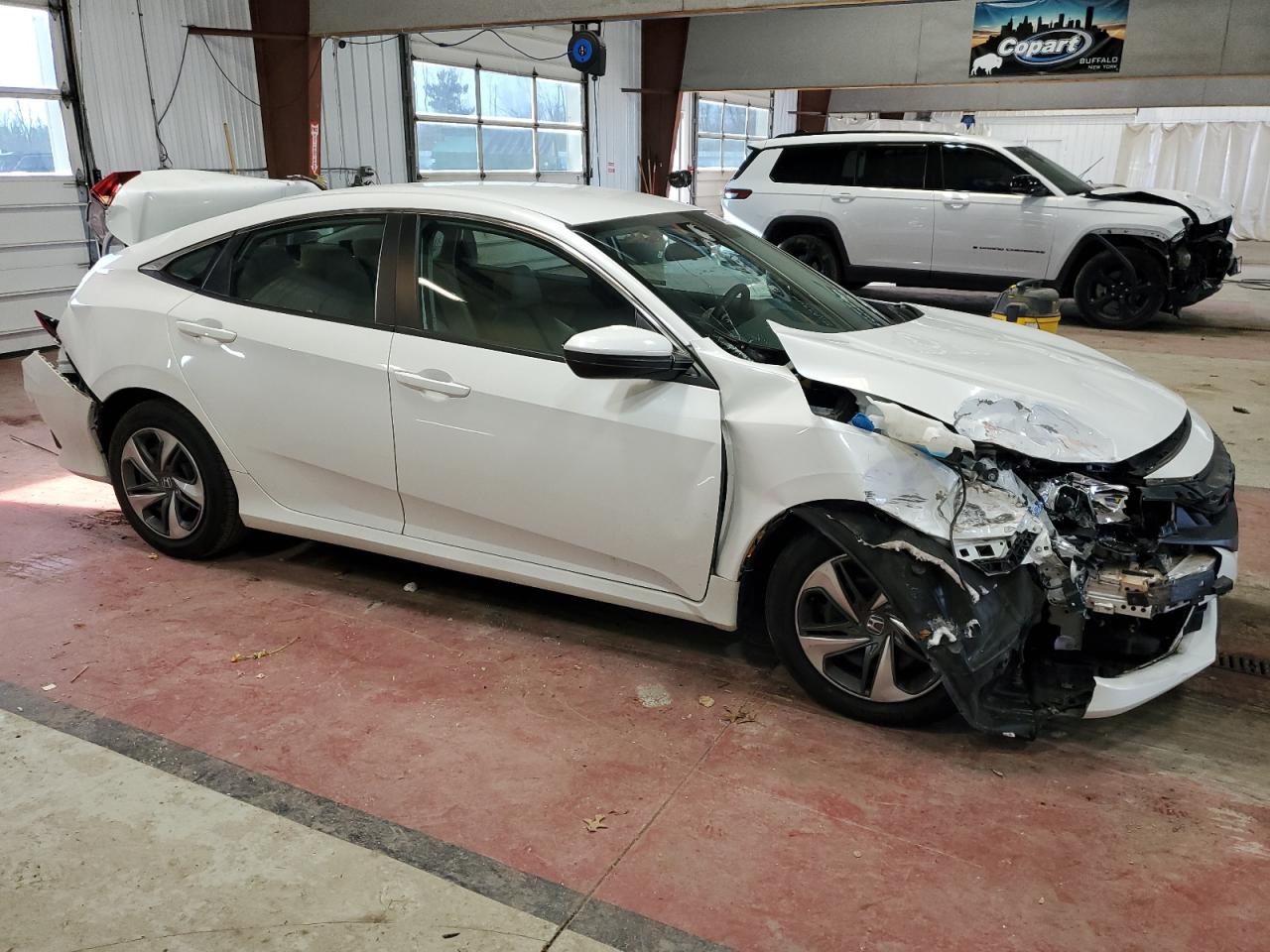 2020 Honda Civic VIN 2HGFC2F67LH568322 Copart auction photo, front end / rear end damage thumbnail 4
