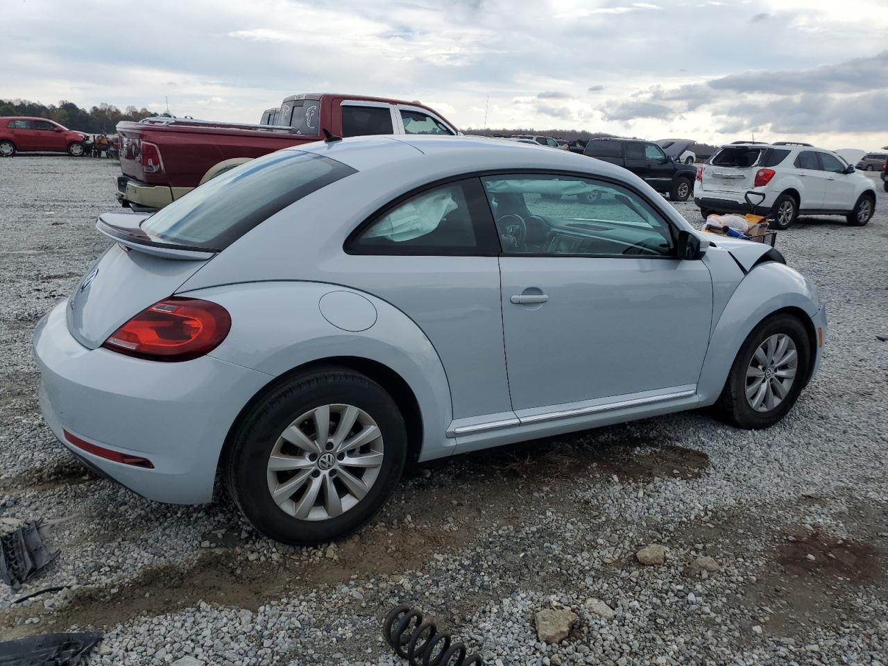 2019 Volkswagen Beetle VIN 3VWFD7AT2KM708702 Copart auction photo, front end / mechanical damage thumbnail 3