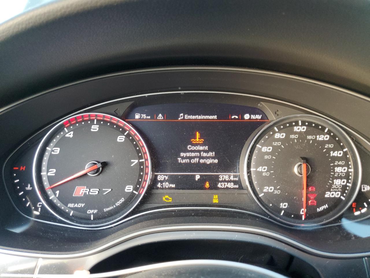 2016 Audi S7 VIN WUAW2AFC5GN904924 Copart auction photo, front end damage thumbnail 9