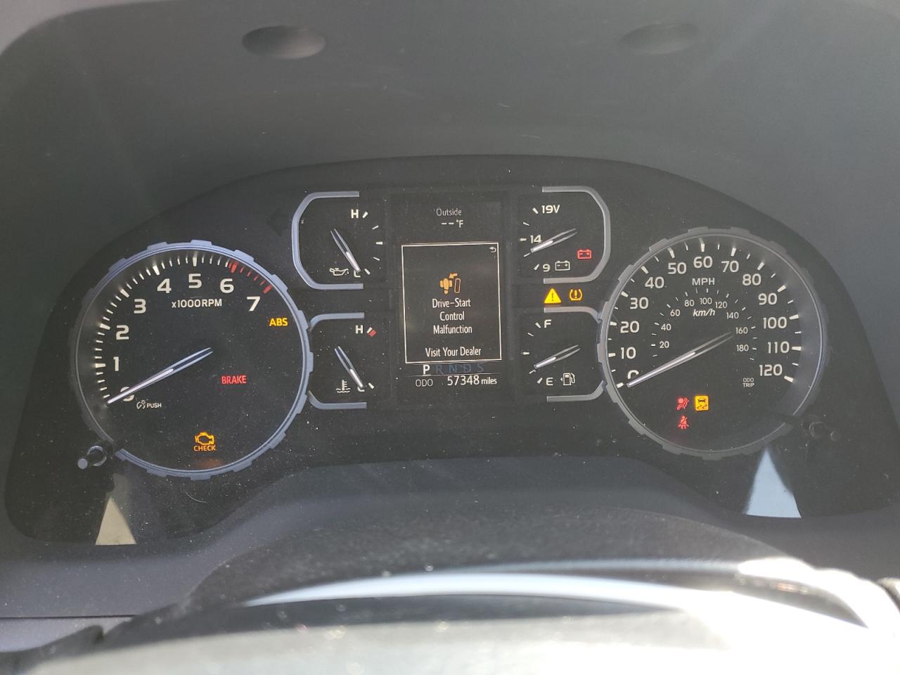 2020 Toyota Tundra VIN 5TFEY5F17LX263254 Copart auction photo, front end / side damage thumbnail 9