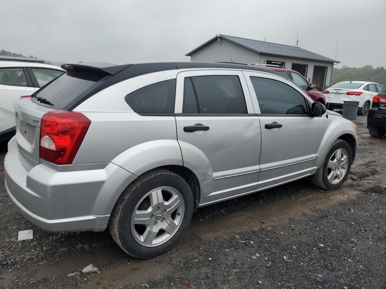 2007 Dodge Caliber VIN 1B3HB48B97D508286 Copart auction photo, front end / side damage thumbnail 3