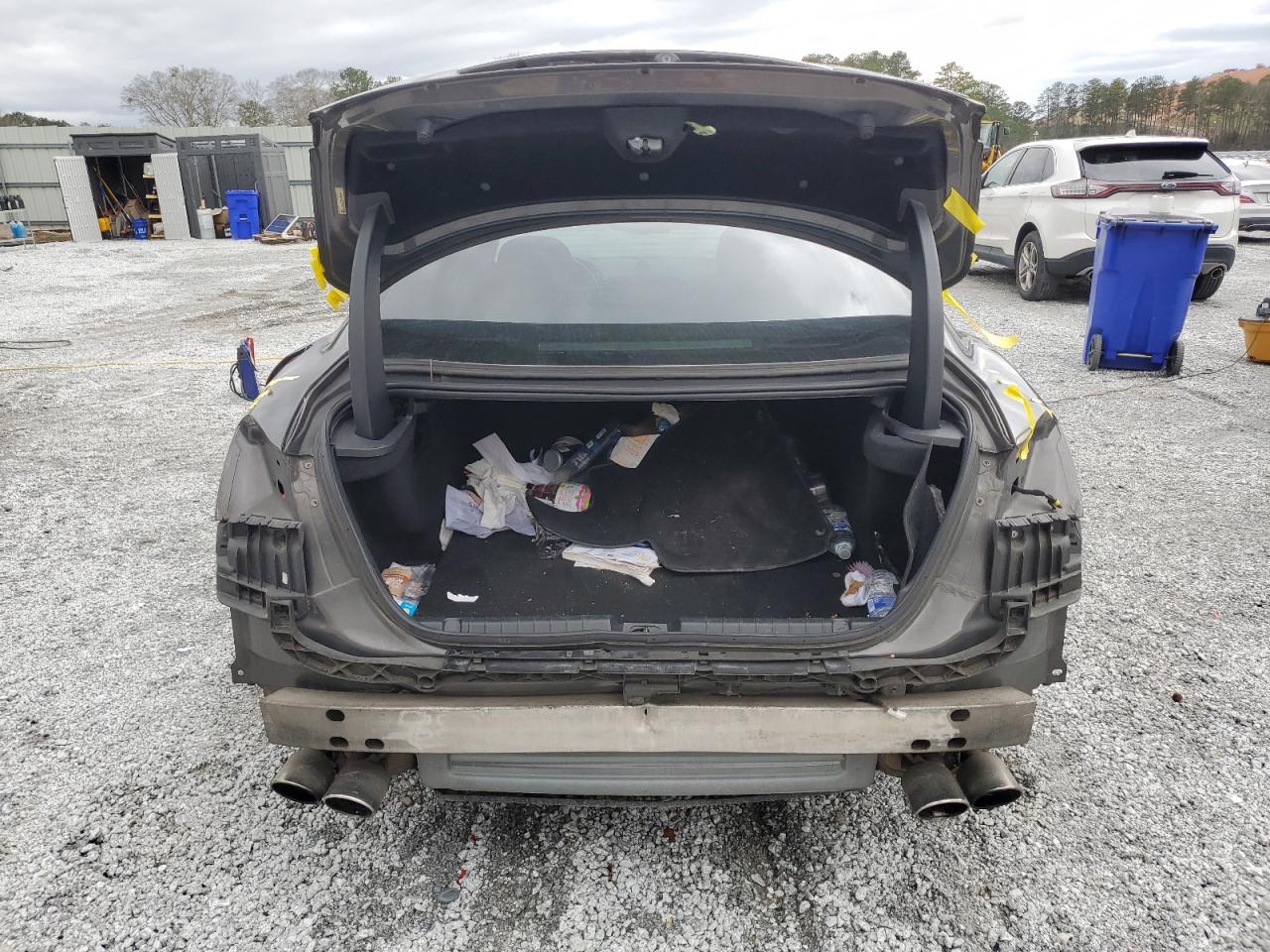2014 Maserati Ghibli VIN ZAM57XSA9E1096594 Copart auction photo, rear end damage thumbnail 6