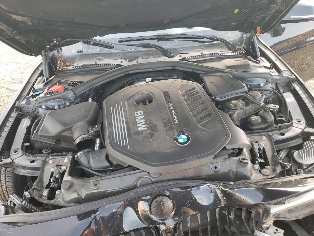 2018 BMW 4er VIN WBA4J7C59JBH13970 Copart auction photo, all over / undercarriage damage thumbnail 13