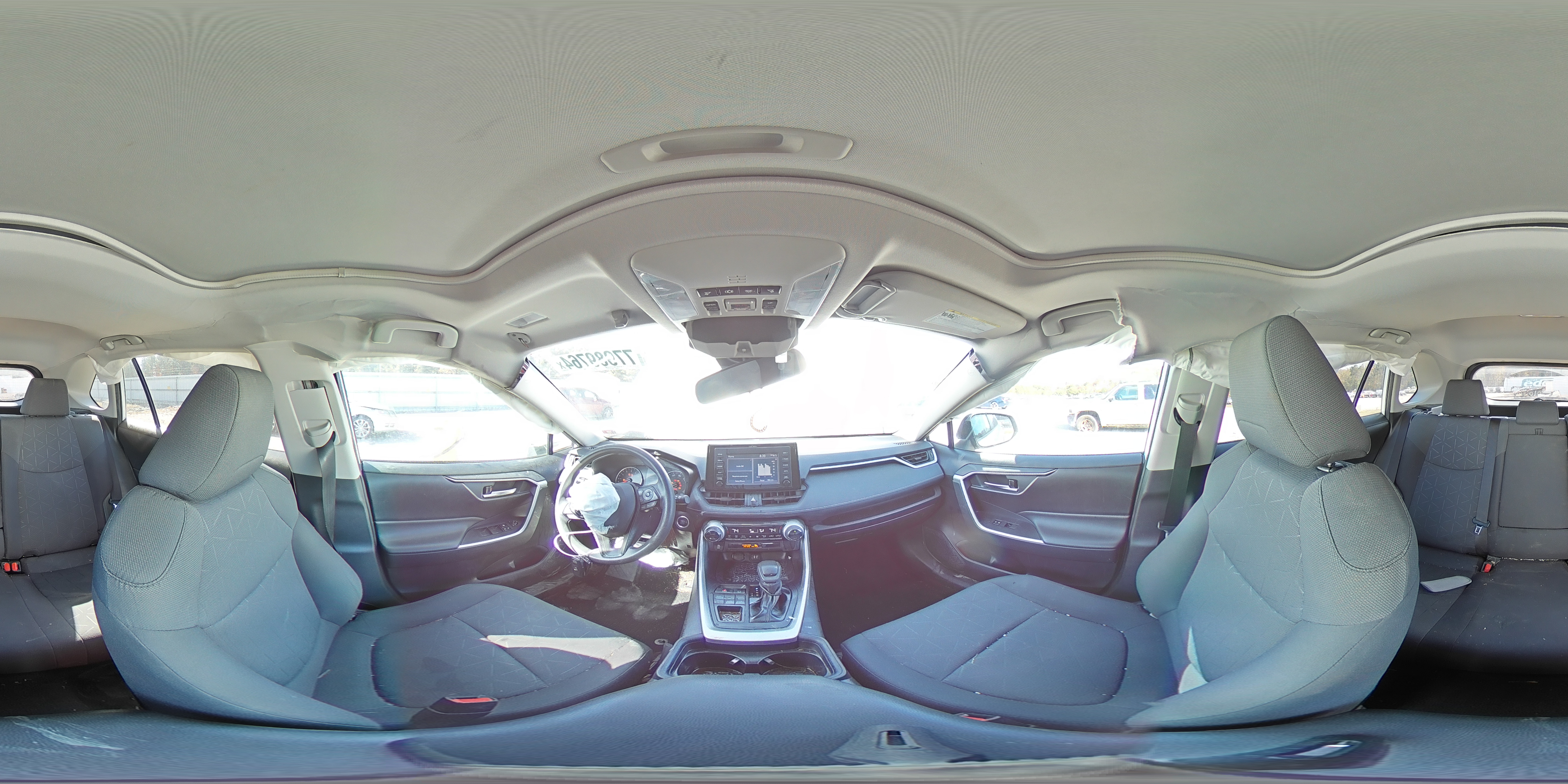 2019 Toyota RAV 4 VIN 2T3P1RFV7KW022787 Copart auction photo, front end / undercarriage damage thumbnail 14