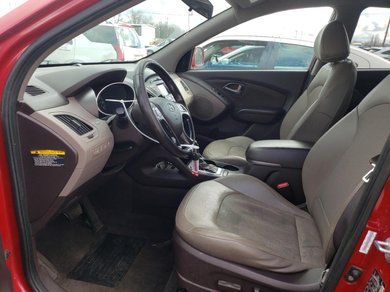 2015 Hyundai Tucson VIN KM8JUCAG6FU007019 Copart auction photo, front end damage thumbnail 7