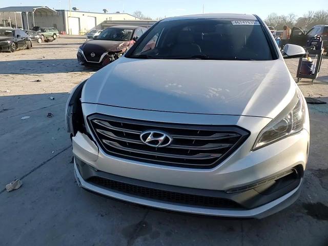 2017 Hyundai Sonata VIN 5NPE34AF4HH508199 Copart auction photo, front end / side damage thumbnail 10