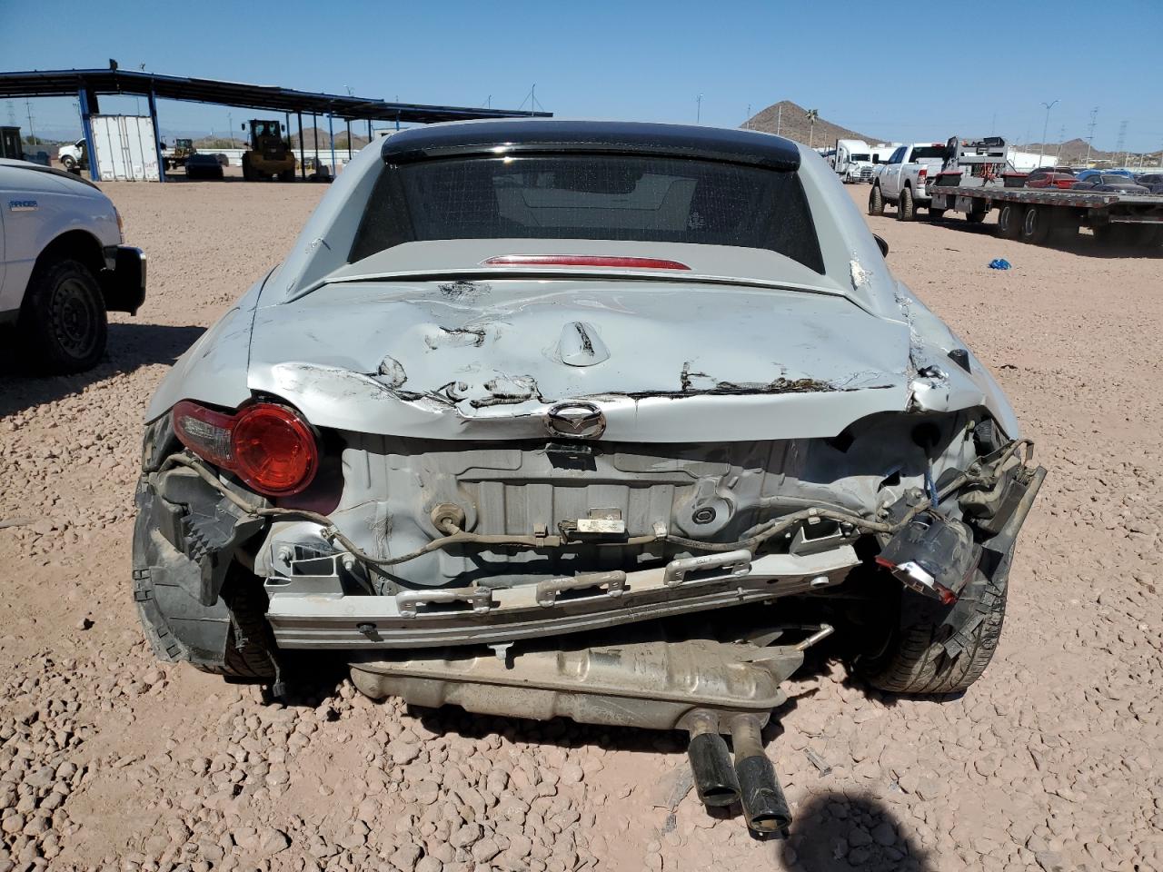 2018 Mazda MX-5 VIN JM1NDAM75J0205791 Copart auction photo, rear end damage thumbnail 6