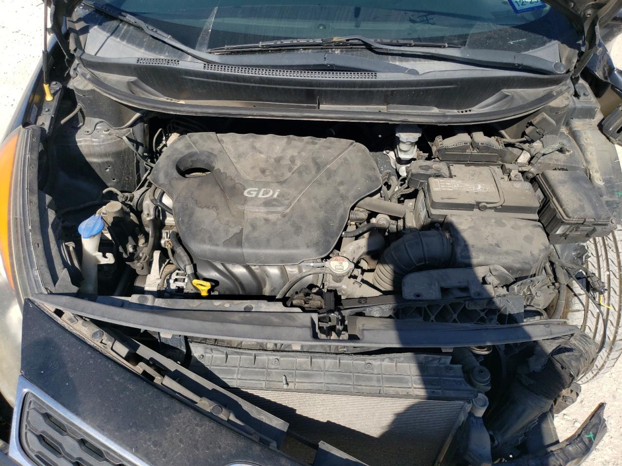 2013 KIA Rio VIN KNADN5A35D6119901 Copart auction photo, front end / side damage thumbnail 11
