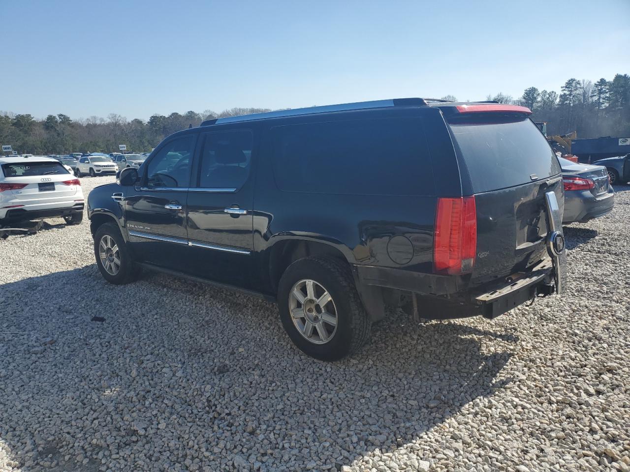 2008 Cadillac Escalade VIN 1GYFK66858R220563 Copart auction photo, all over damage thumbnail 2