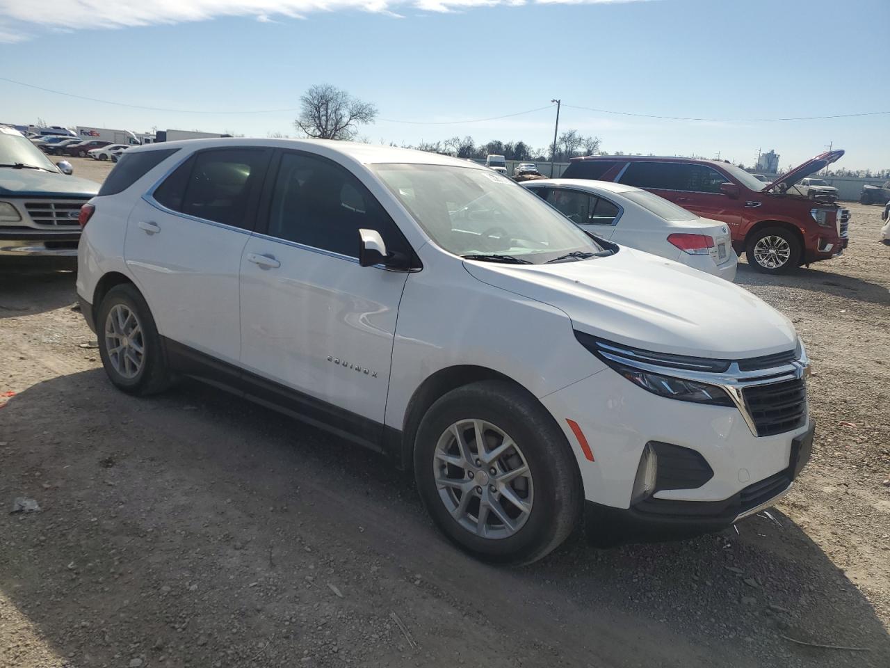 2023 Chevrolet Equinox VIN 3GNAXKEG7PL104670 Copart auction photo, side / front end damage thumbnail 4