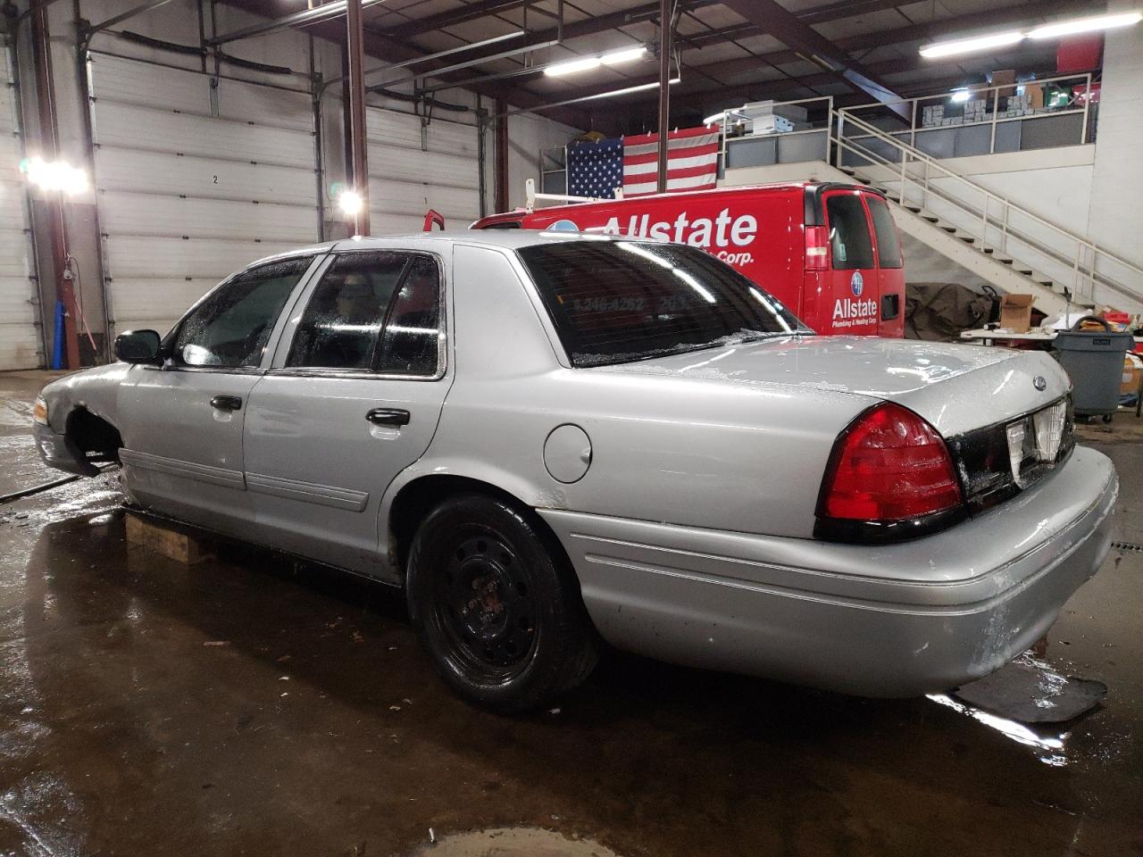 2010 Ford Crown Victoria VIN 2FABP7BV2AX141022 Copart auction photo, side / undercarriage damage thumbnail 2