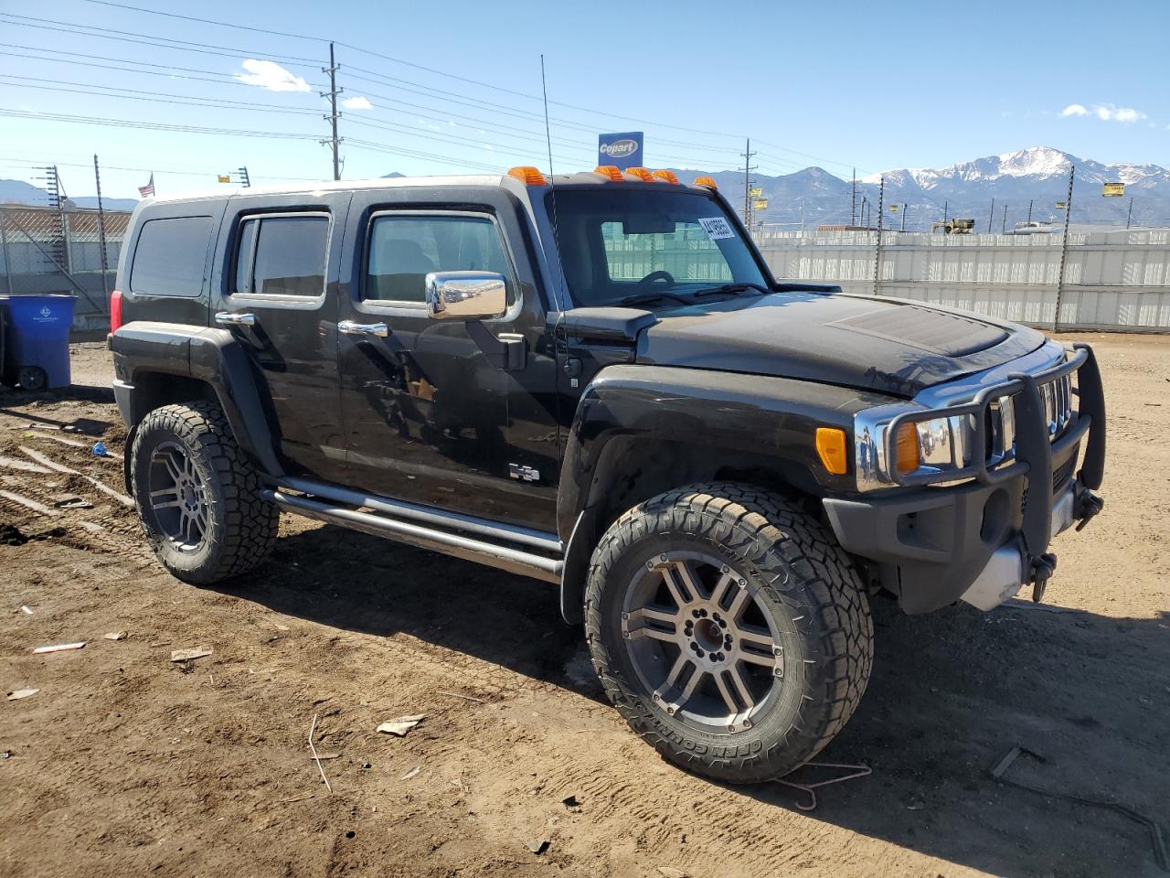 2008 Hummer H3 VIN 5GTEN13E688151175 Copart auction photo, minor dent/scratches damage thumbnail 4