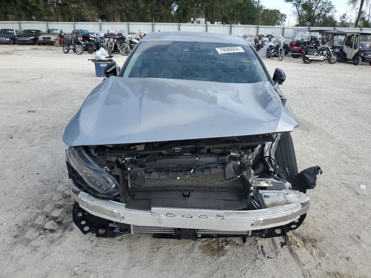 2022 Honda Accord VIN 1HGCV1F44NA085426 Copart auction photo, front end / undercarriage damage thumbnail 5