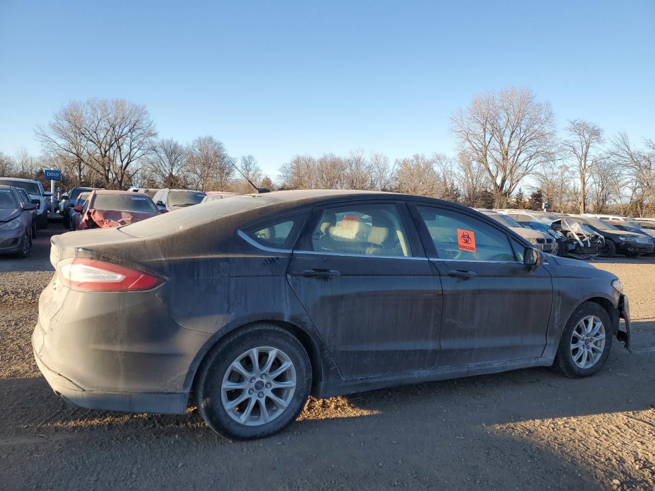 2016 Ford Fusion VIN 3FA6P0G71GR133374 Copart auction photo, front end damage thumbnail 3