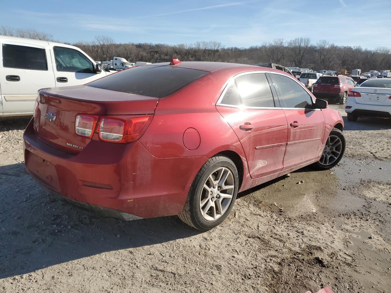 2014 Chevrolet Malibu VIN 1G11C5SL7EF186391 Copart auction photo, front end damage thumbnail 3