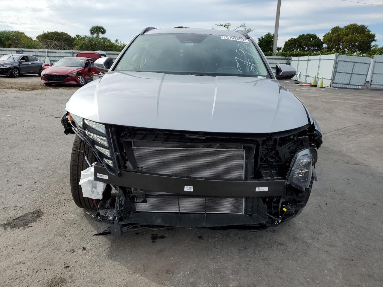 2024 Hyundai Tucson VIN KM8JB3DE3RU292699 Copart auction photo, front end damage thumbnail 5