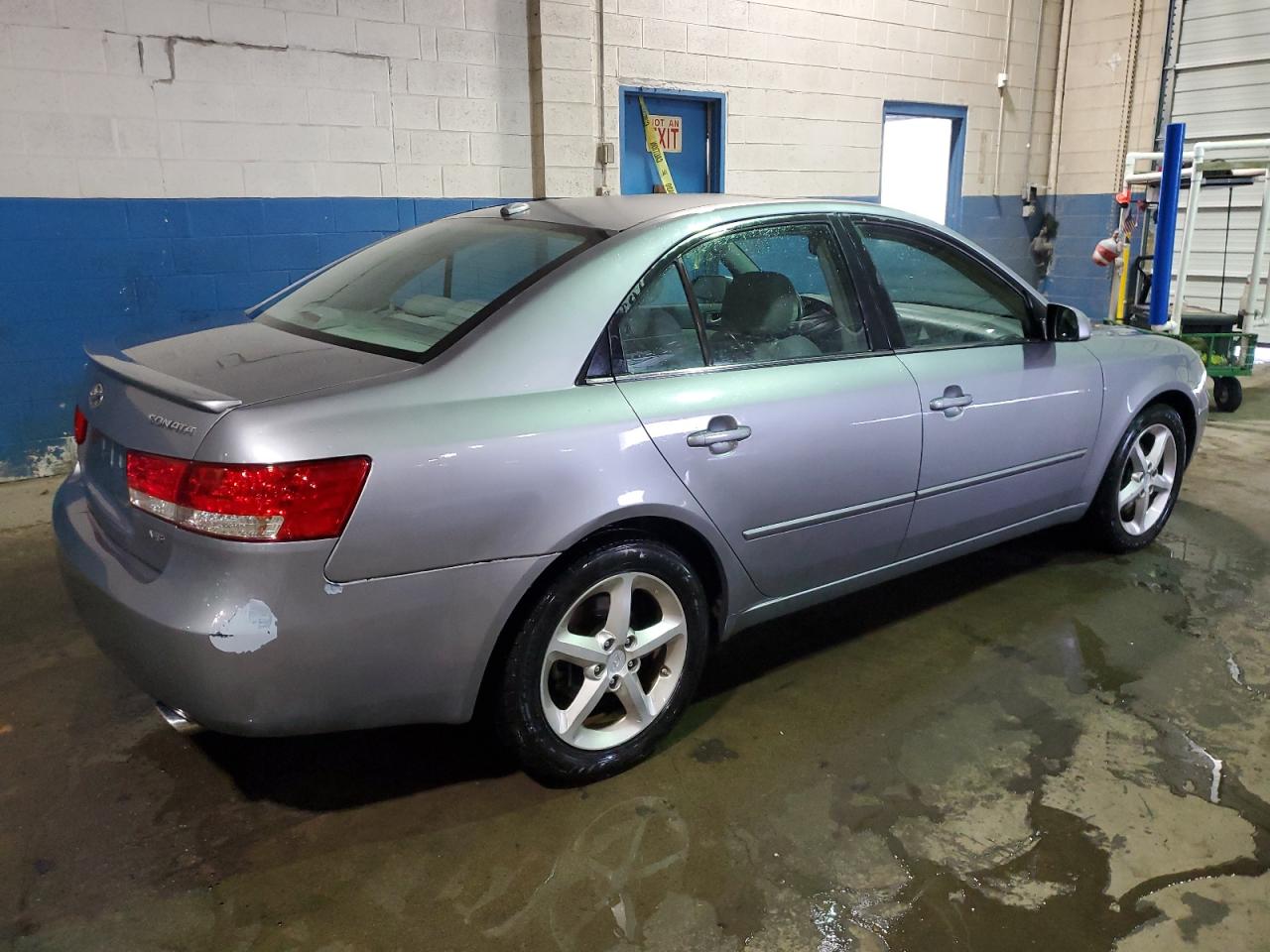 2008 Hyundai Sonata VIN 5NPEU46F98H367944 Copart auction photo, side / rear end damage thumbnail 3