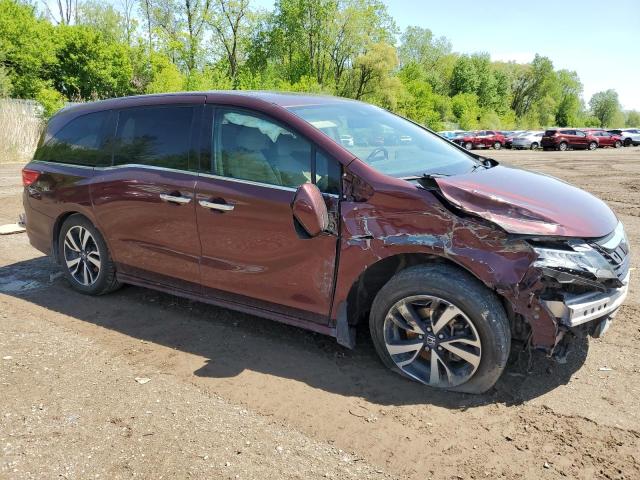 2018 Honda Odyssey VIN 5FNRL6H91JB021723 Copart auction photo, front end / minor dent/scratches damage thumbnail 4