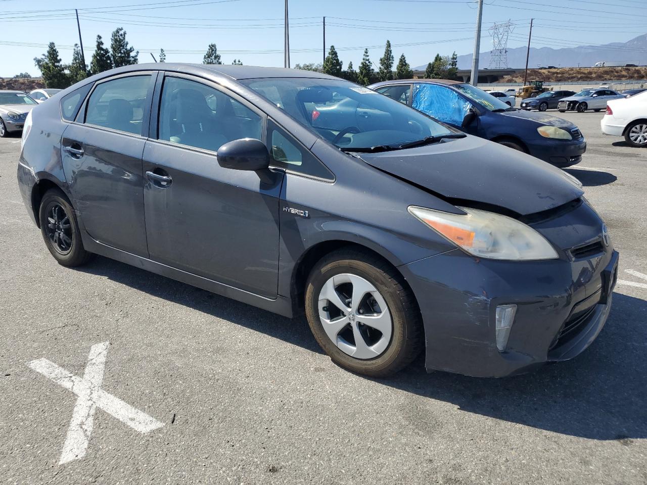 2013 Toyota Prius VIN JTDKN3DU4D5582427 Copart auction photo, front end damage thumbnail 4