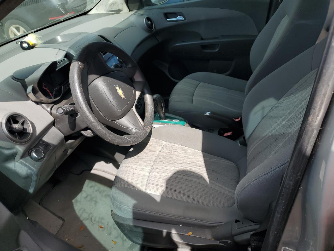 2012 Chevrolet Sonic VIN 1G1JC5SH7C4136384 Copart auction photo, front end / side damage thumbnail 7