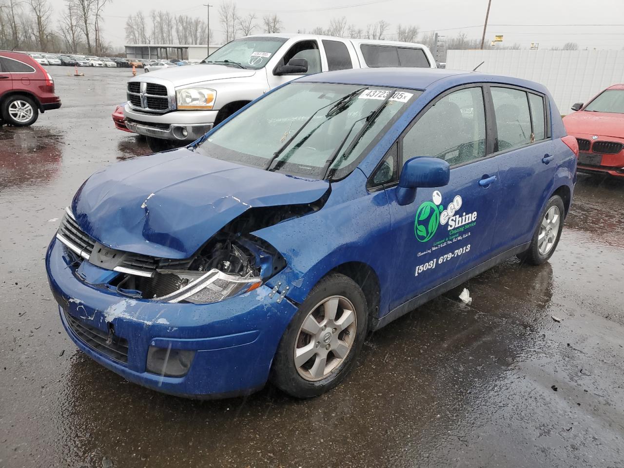 2008 Nissan Versa VIN 3N1BC13E78L432132