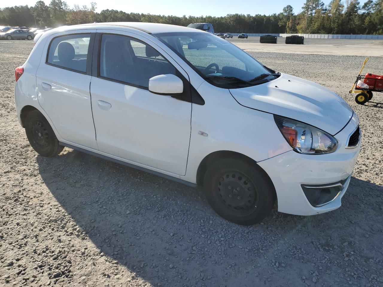 2017 Mitsubishi Mirage VIN ML32A3HJ4HH011118 Copart auction photo, side damage thumbnail 4