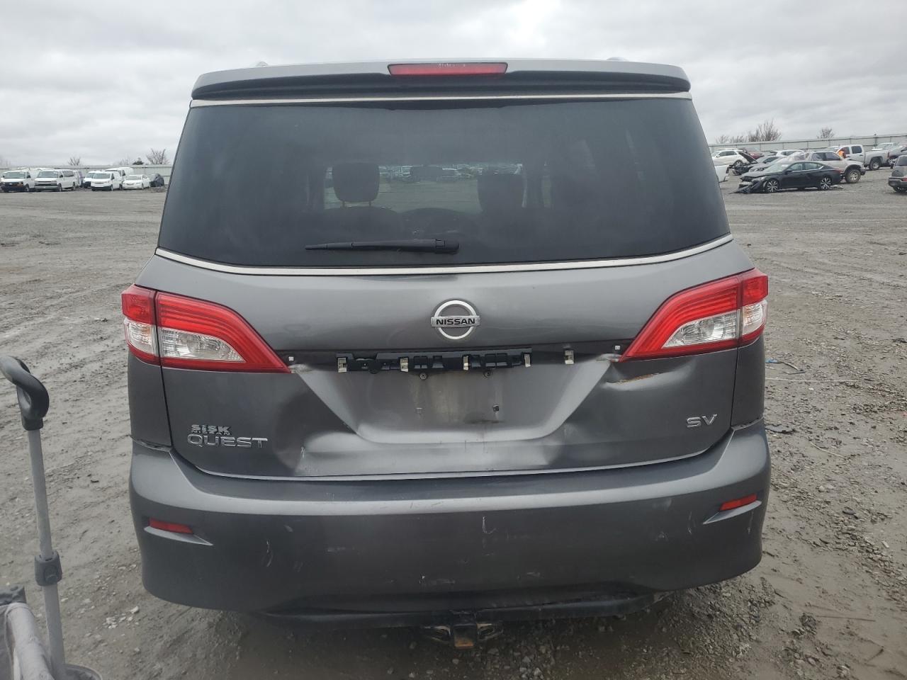 2016 Nissan Quest VIN JN8AE2KP5G9156413 Copart auction photo, rear end damage thumbnail 6