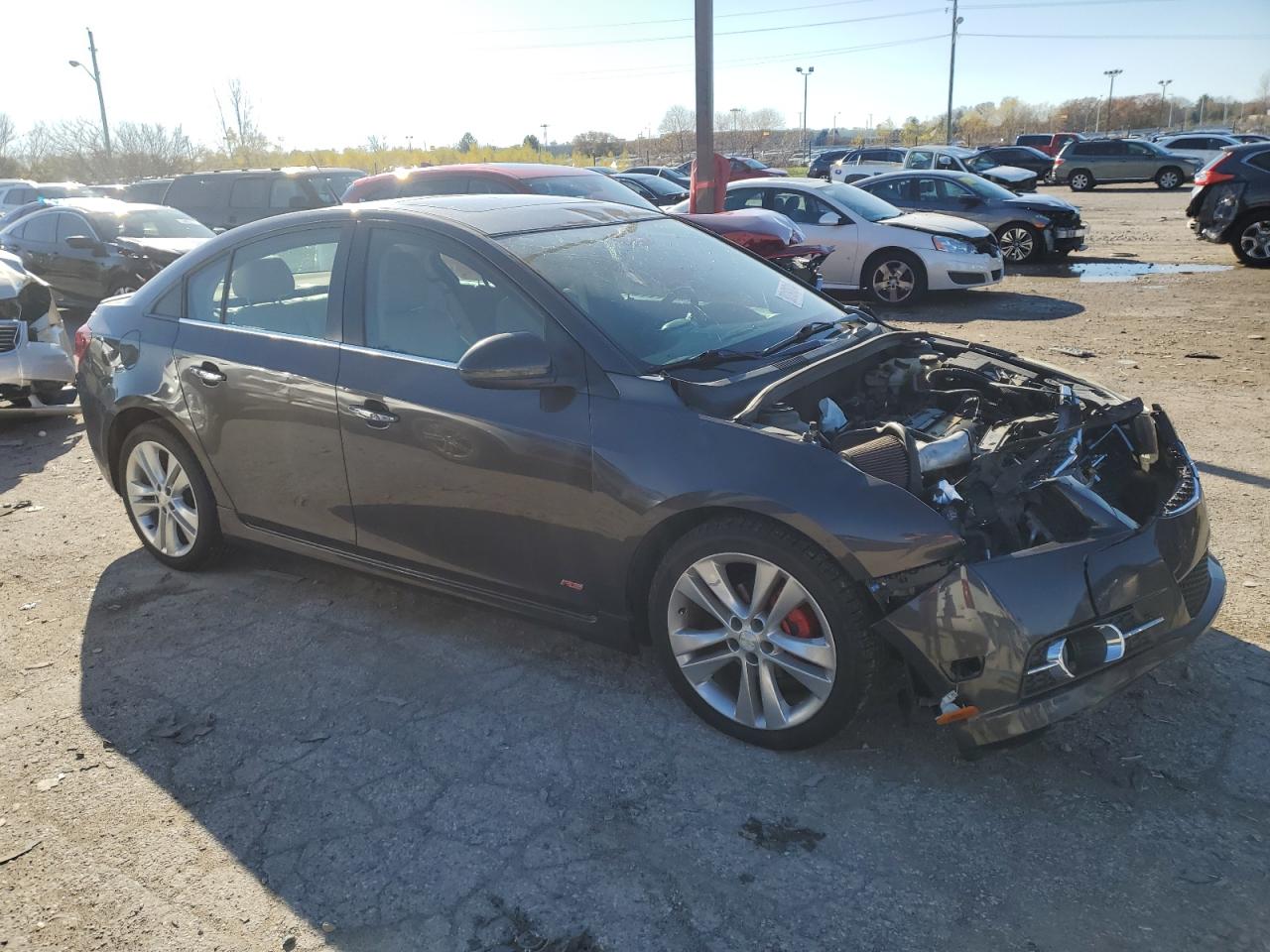 2014 Chevrolet Cruze VIN 1G1PG5SB0E7285330 Copart auction photo, front end / mechanical damage thumbnail 4