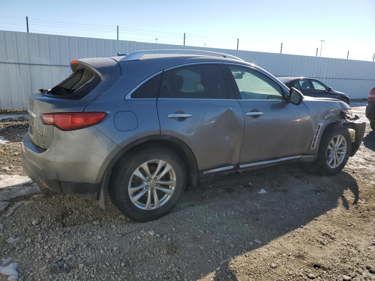 2014 Infiniti QX70 VIN JN8CS1MW3EM410520 Copart auction photo, front end / mechanical damage thumbnail 3