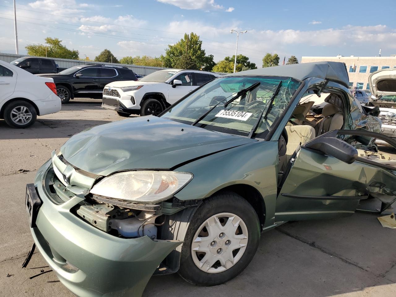 2004 Honda Civic VIN 2HGES16304H611530
