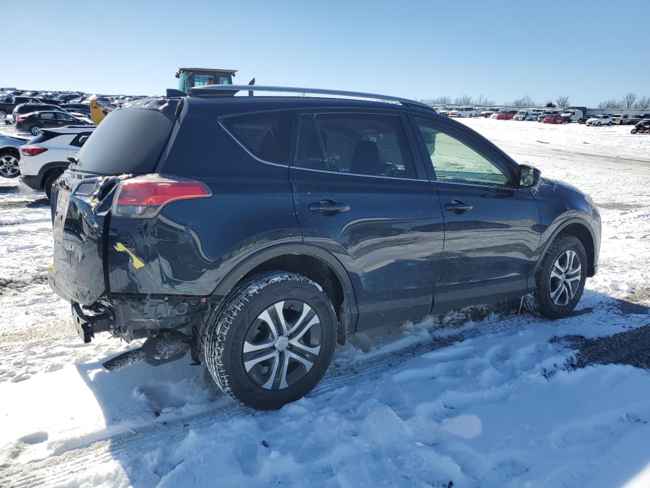 2018 Toyota RAV 4 VIN JTMZFREV1JJ730493 Copart auction photo, rear end damage thumbnail 3