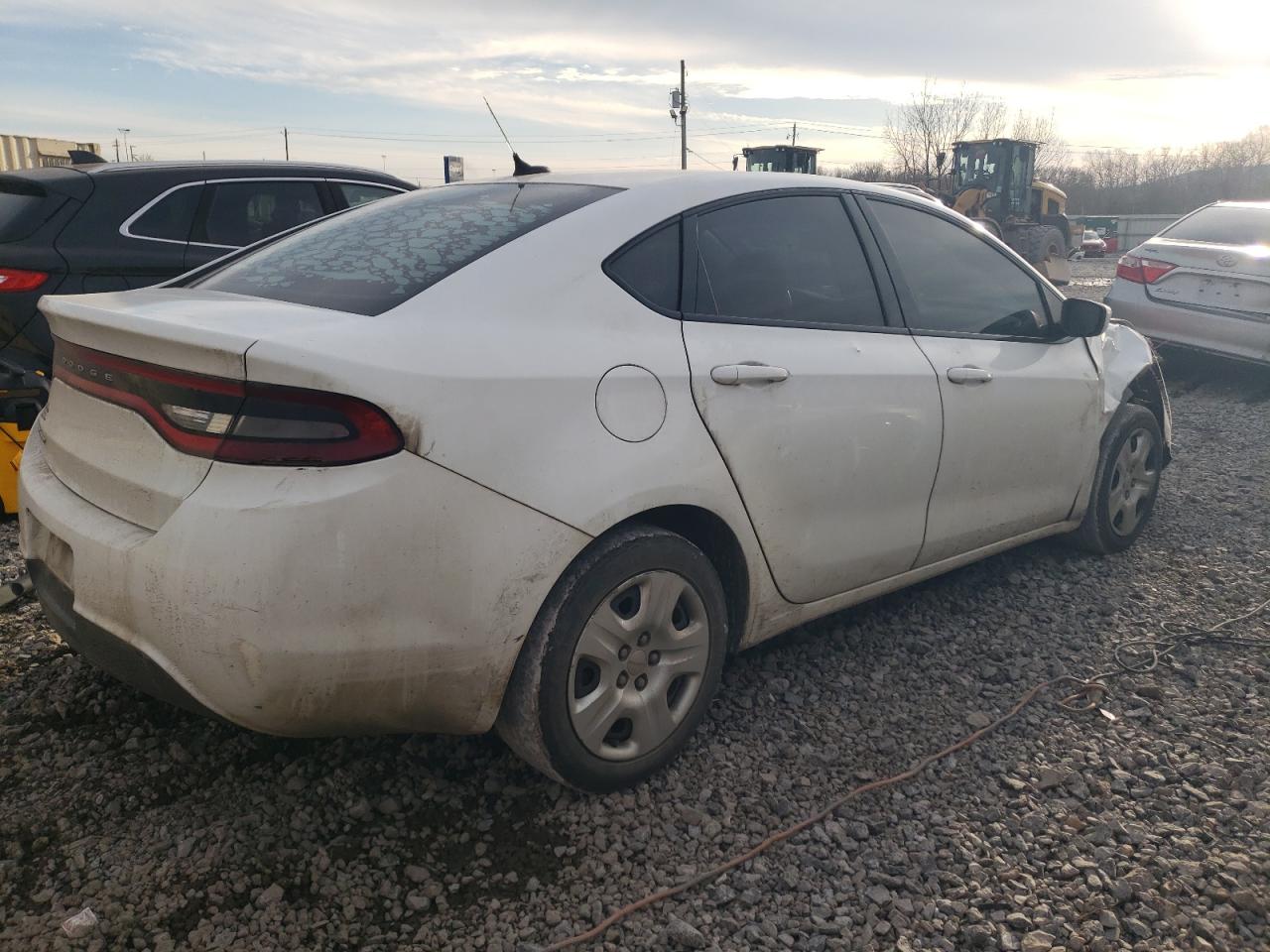 2016 Dodge Dart VIN 1C3CDFAA4GD635662 Copart auction photo, front end / side damage thumbnail 3