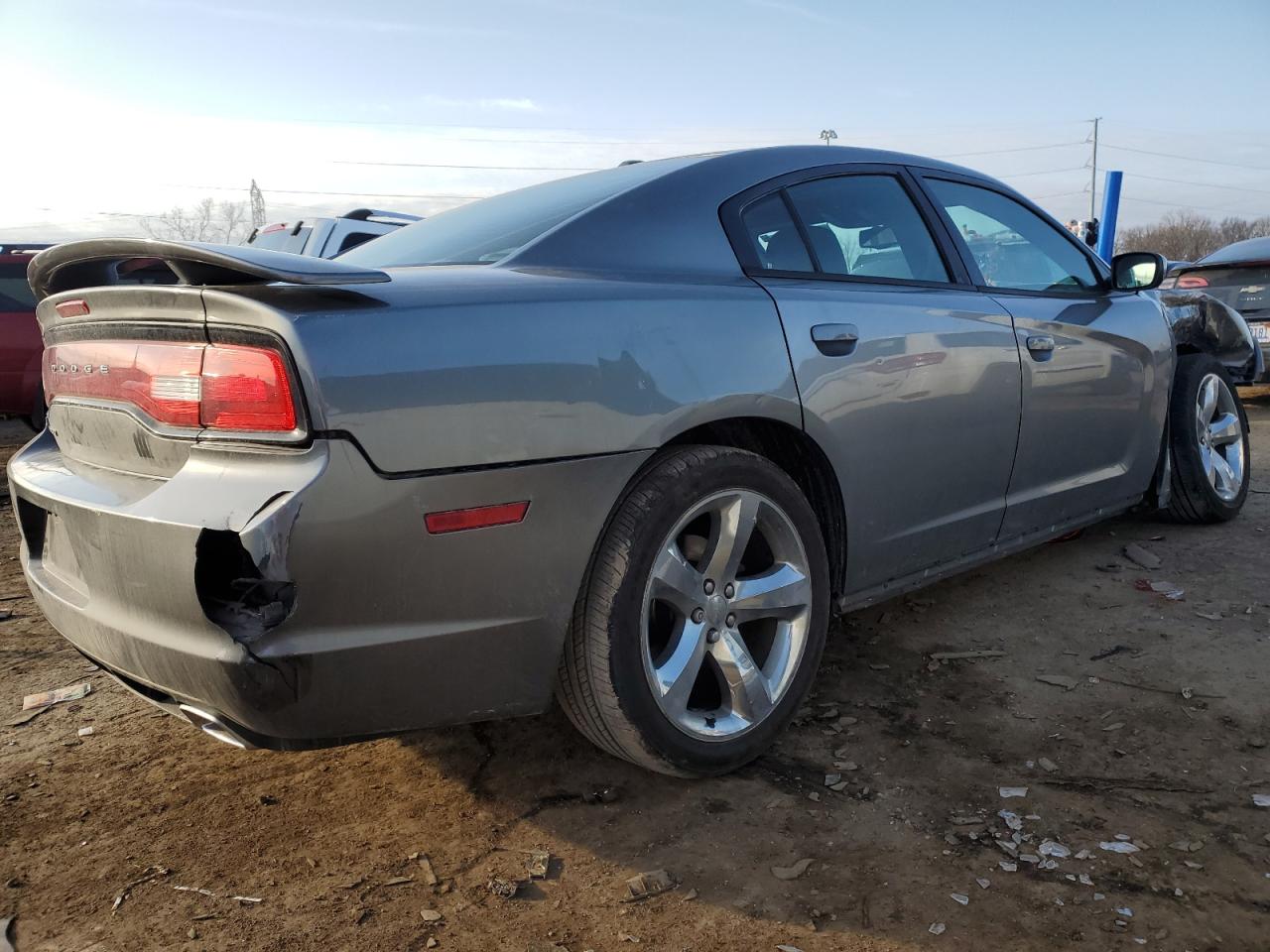 2012 Dodge Charger VIN 2C3CDXHG5CH126273 Copart auction photo, all over damage thumbnail 3
