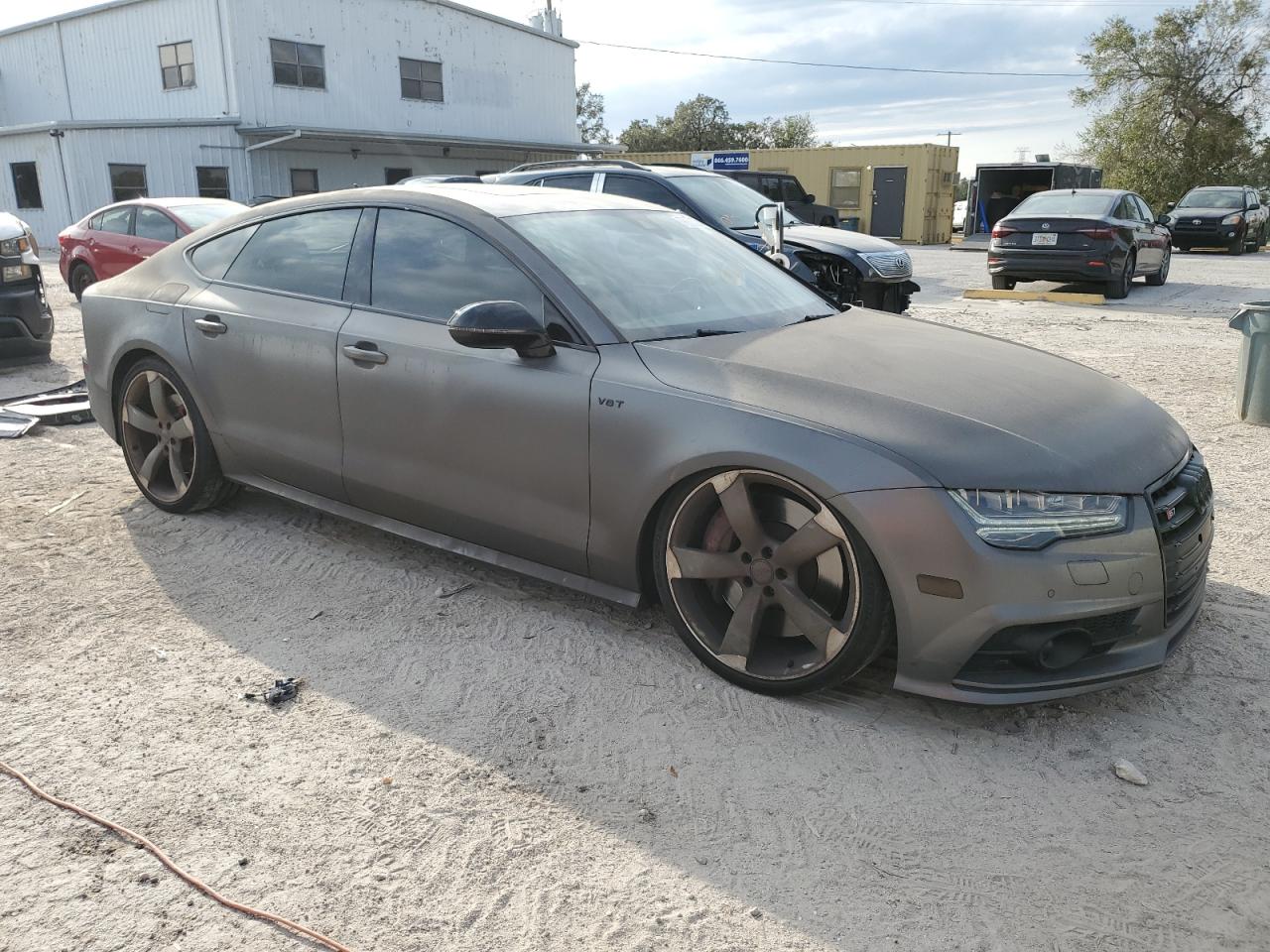 2018 Audi S7 VIN WAU2FAFC9JN001504 Copart auction photo, side damage thumbnail 4
