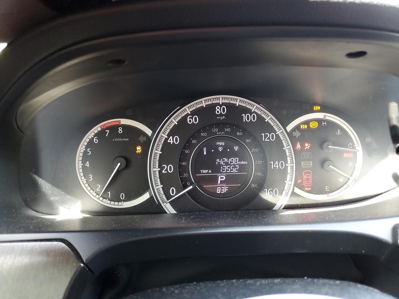 2015 Honda Accord VIN 1HGCR2F84FA116589 Copart auction photo, front end / side damage thumbnail 9