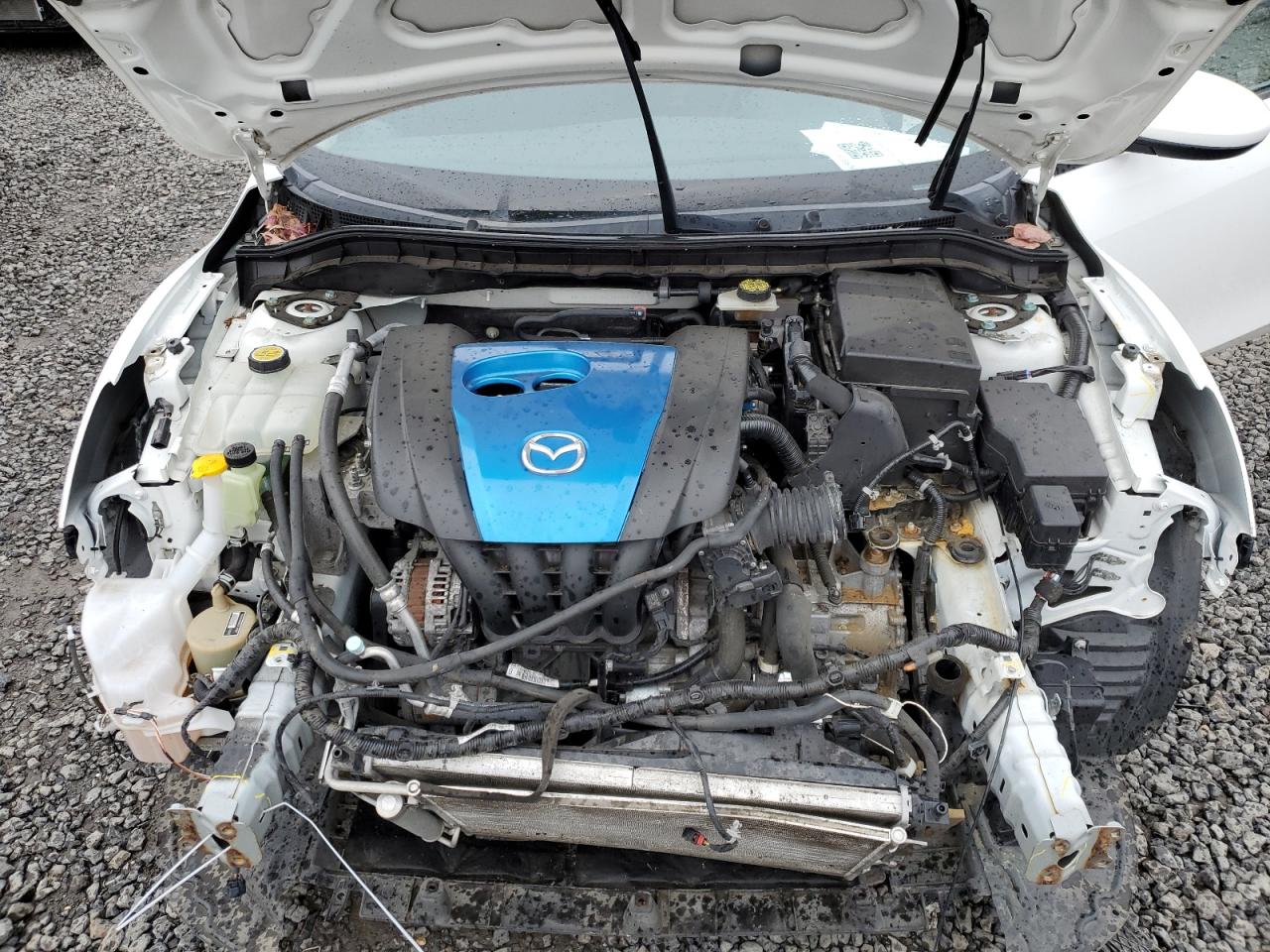 2012 Mazda 3 VIN JM1BL1L86C1659111 Copart auction photo, front end damage thumbnail 11