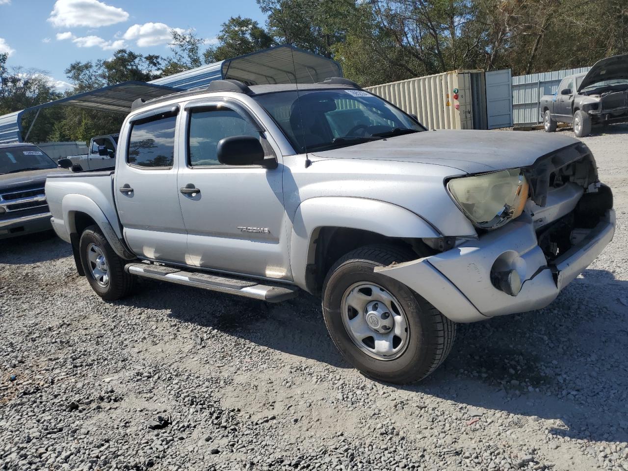2010 Toyota Tacoma VIN 3TMJU4GN9AM100906 Copart auction photo, front end damage thumbnail 4