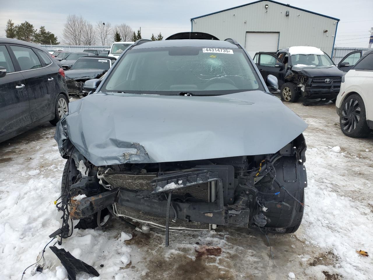 2019 Hyundai Kona VIN KM8K22AA3KU298797 Copart auction photo, front end / side damage thumbnail 5