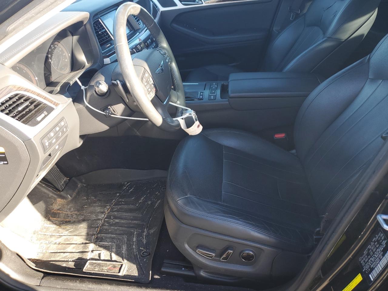 2017 Genesis G80 VIN KMHGN4JE4HU199054 Copart auction photo, side damage thumbnail 7
