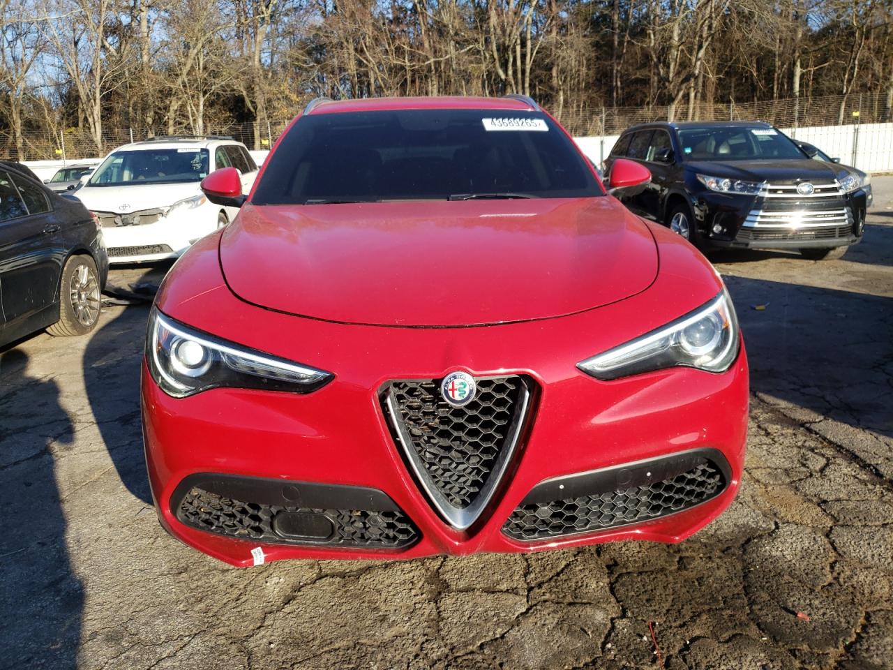 2018 Alfa Romeo Stelvio VIN ZASFAKBN2J7C20669 Copart auction photo, rear end / side damage thumbnail 5