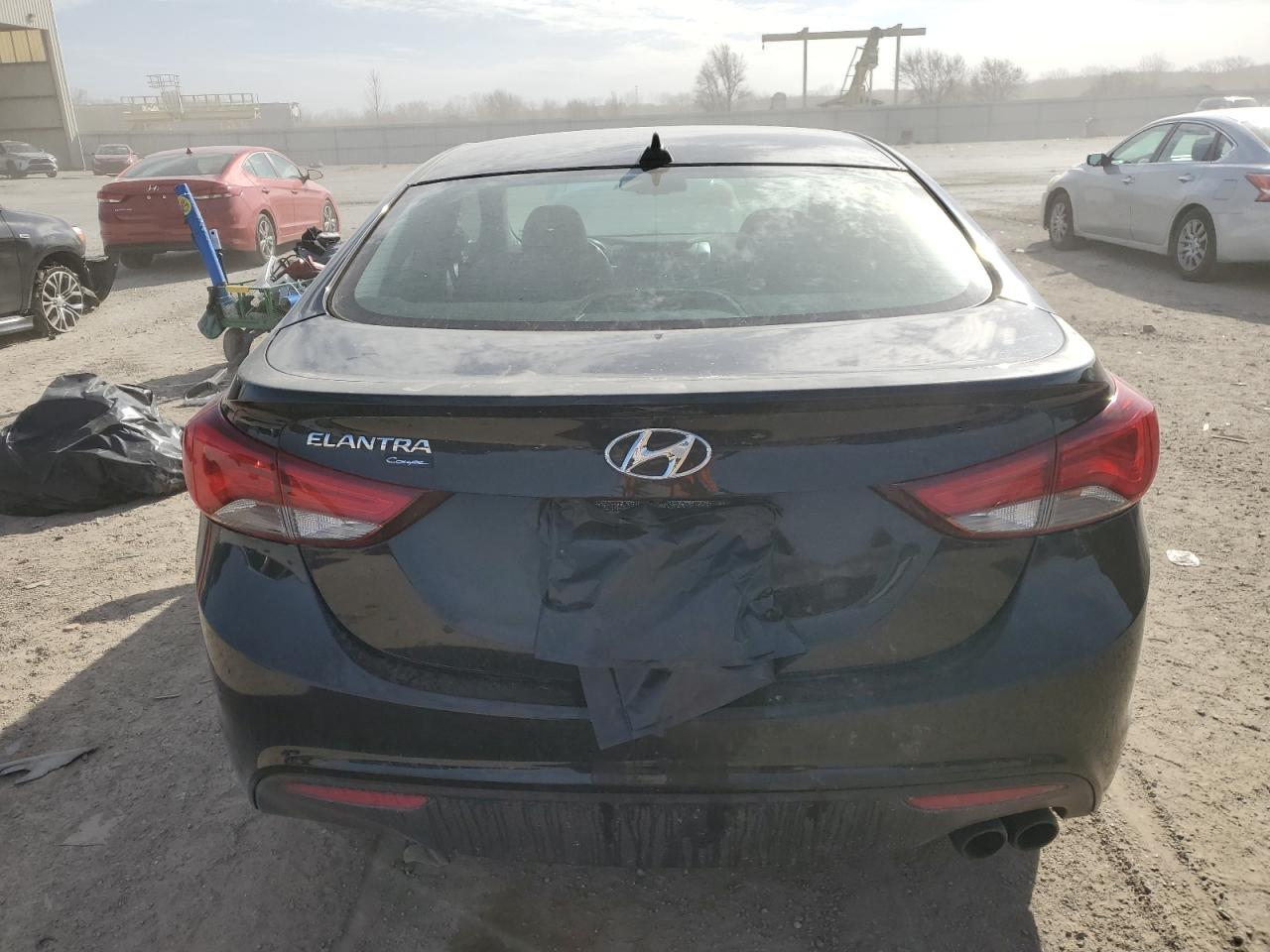 2014 Hyundai Elantra VIN KMHDH6AH3EU026928 Copart auction photo, mechanical damage thumbnail 6