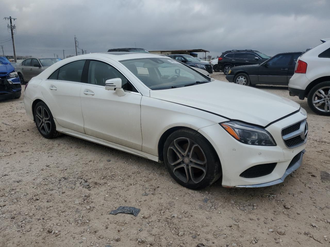 2015 Mercedes-Benz CLC-klasse VIN WDDLJ6HB4FA147370 Copart auction photo, side / rear end damage thumbnail 4