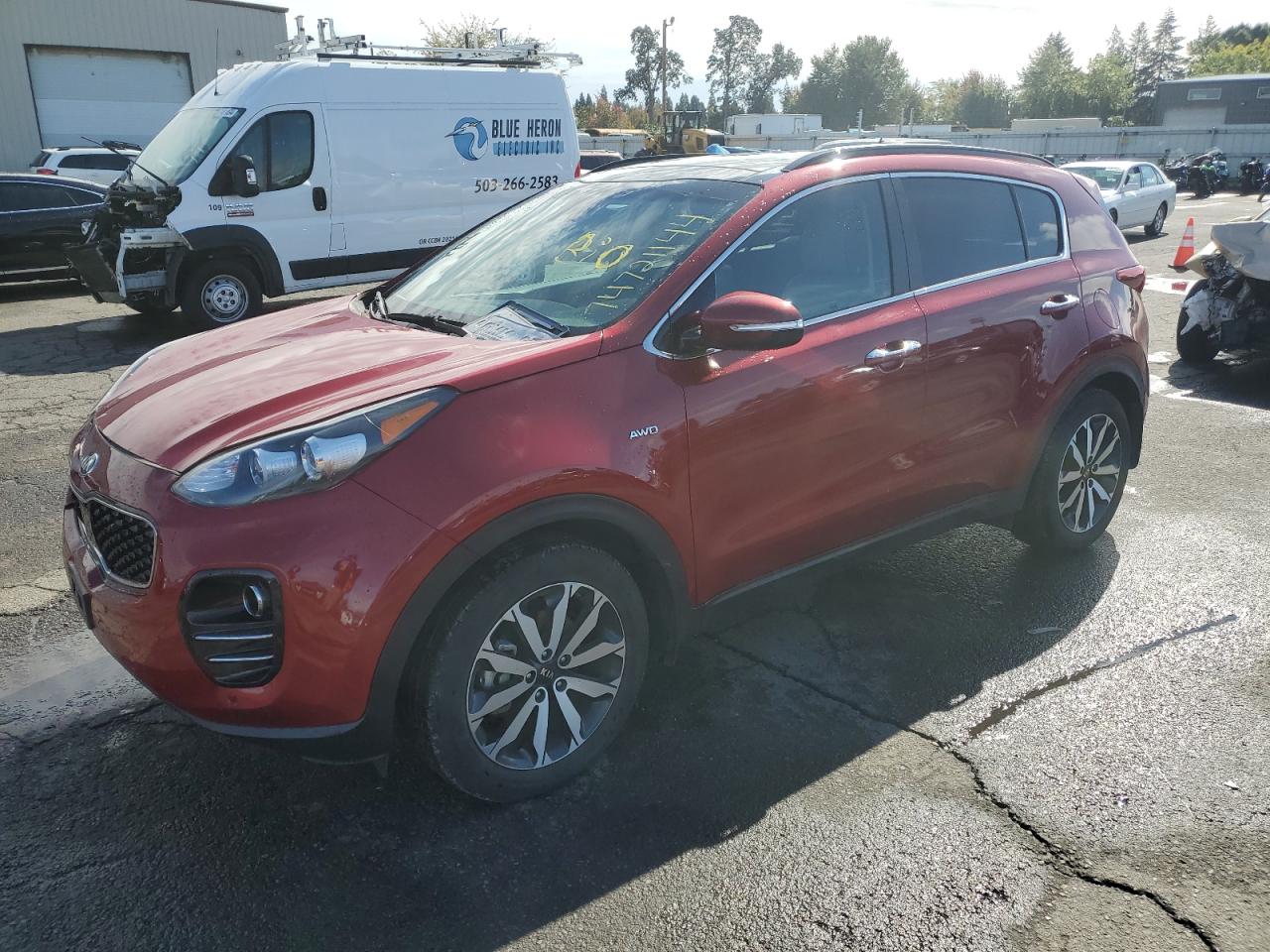 2018 KIA Sportage VIN KNDPNCAC1J7360736