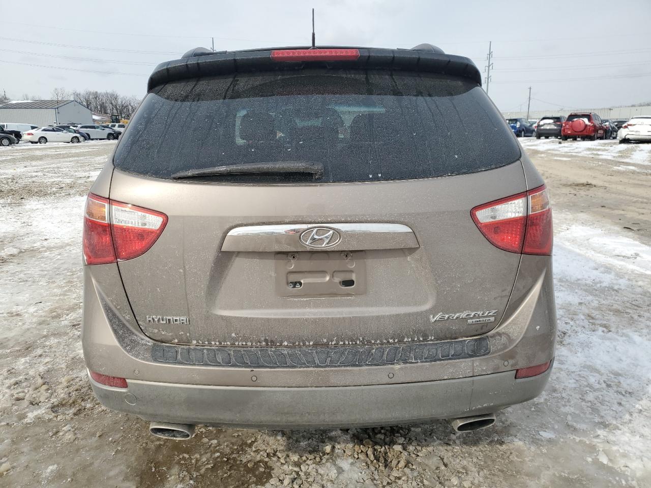 2010 Hyundai Veracruz VIN KM8NU4CC7AU122710 Copart auction photo, front end damage thumbnail 6