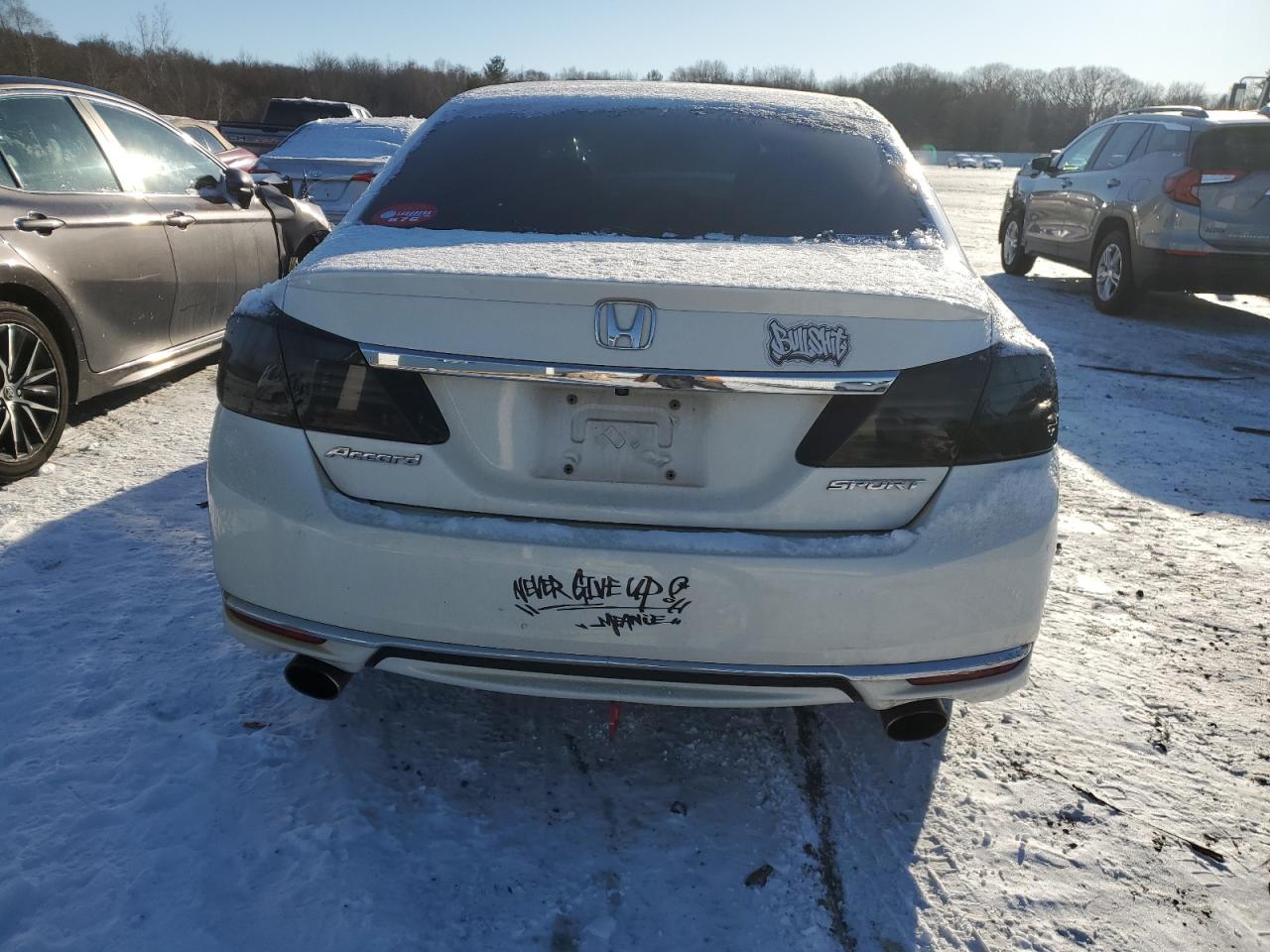 2017 Honda Accord VIN 1HGCR2F53HA288895 Copart auction photo, front end / minor dent/scratches damage thumbnail 6