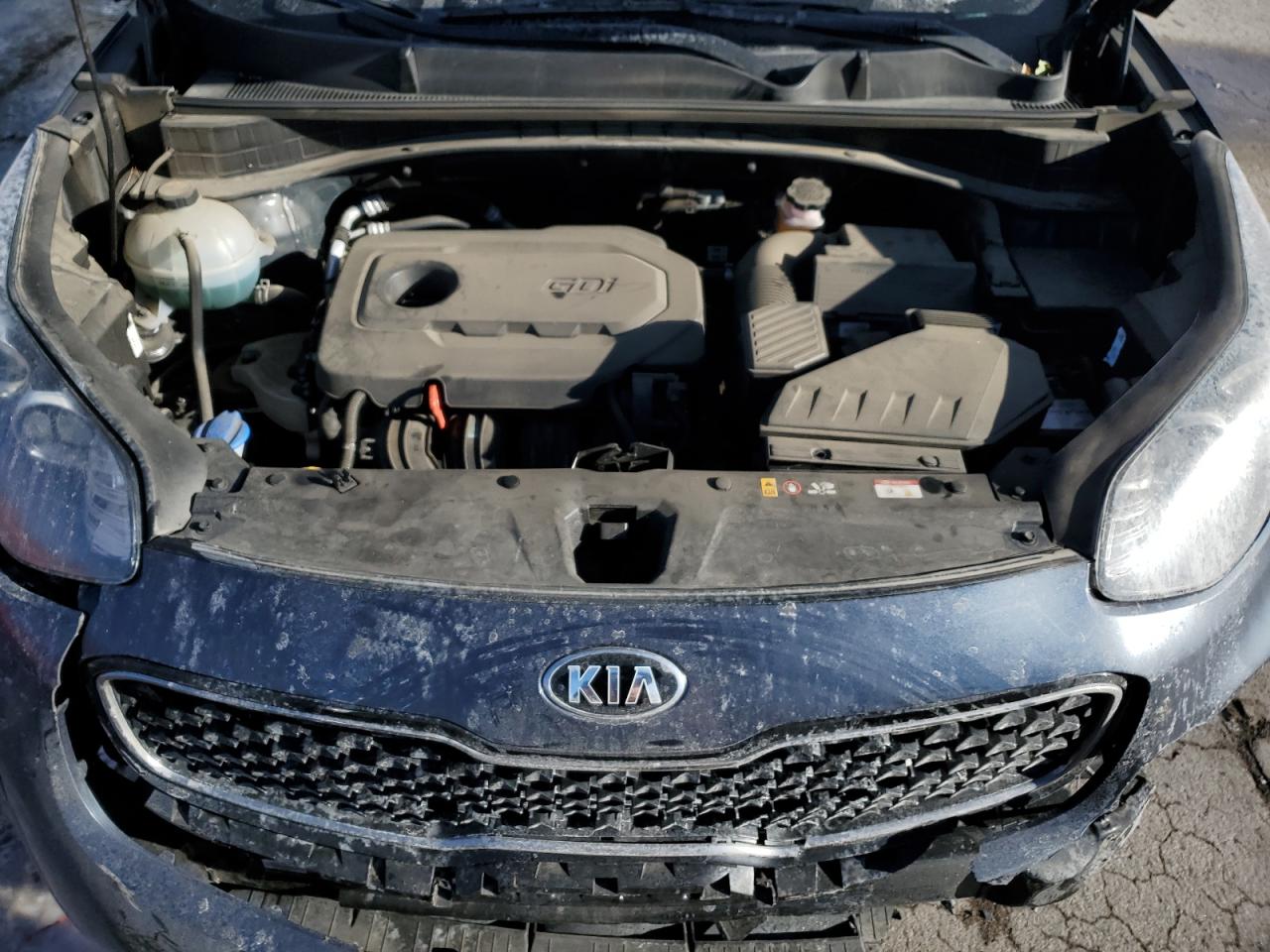 2019 KIA Sportage VIN KNDPNCAC8K7596737 Copart auction photo, front end damage thumbnail 12