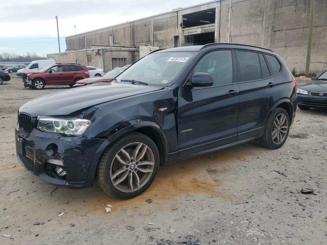 2017 BMW X3 VIN 5UXWX7C31H0W40068