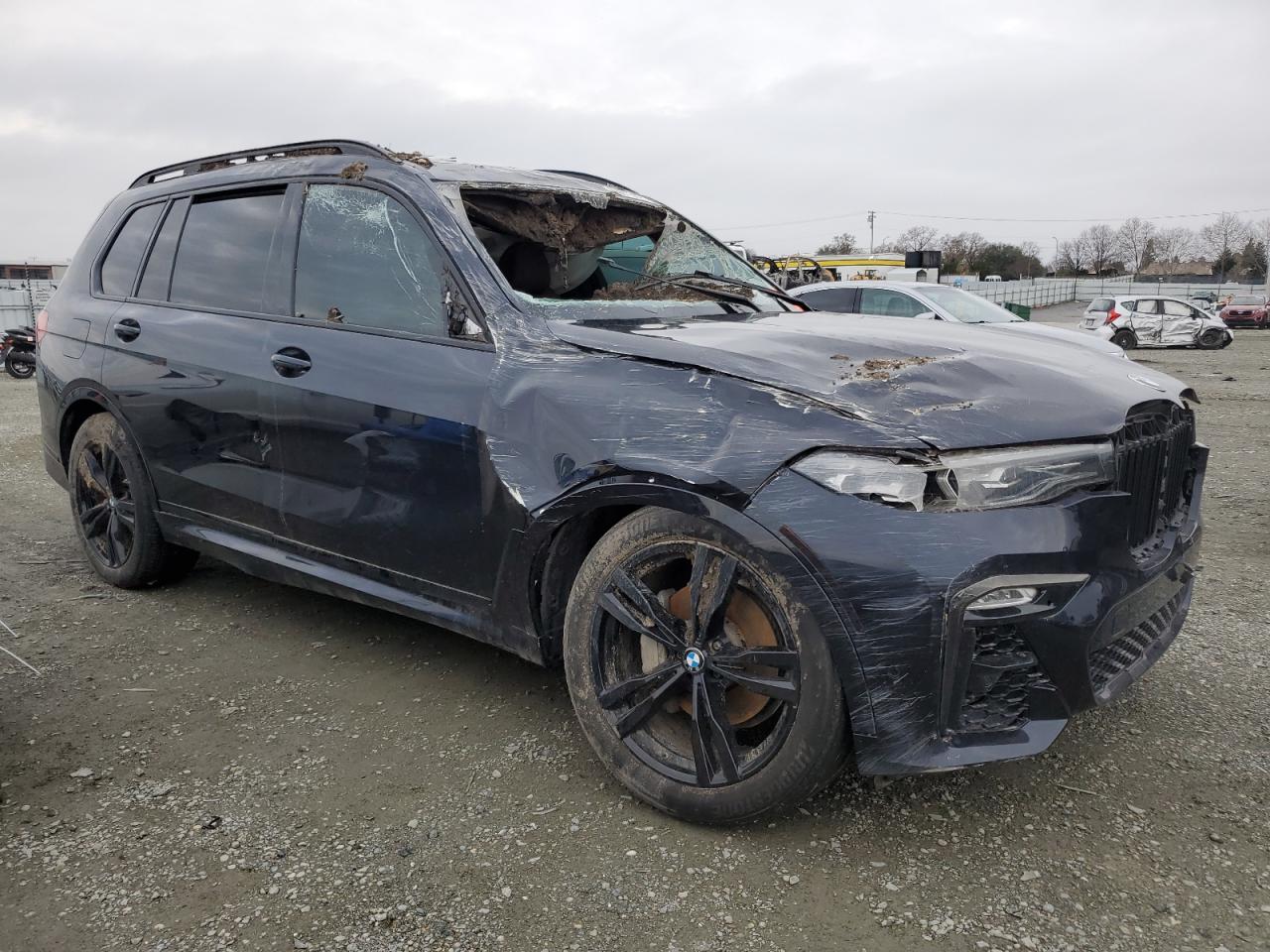 2020 BMW X7 VIN 5UXCW2C03L9B44405 Copart auction photo, all over damage thumbnail 4